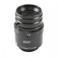 Kowa LM16JC5M-IR 2/3" 16mm F1.4 Manual Iris C-Mount Lens, 5 Megapixel Rated, IR Corrected